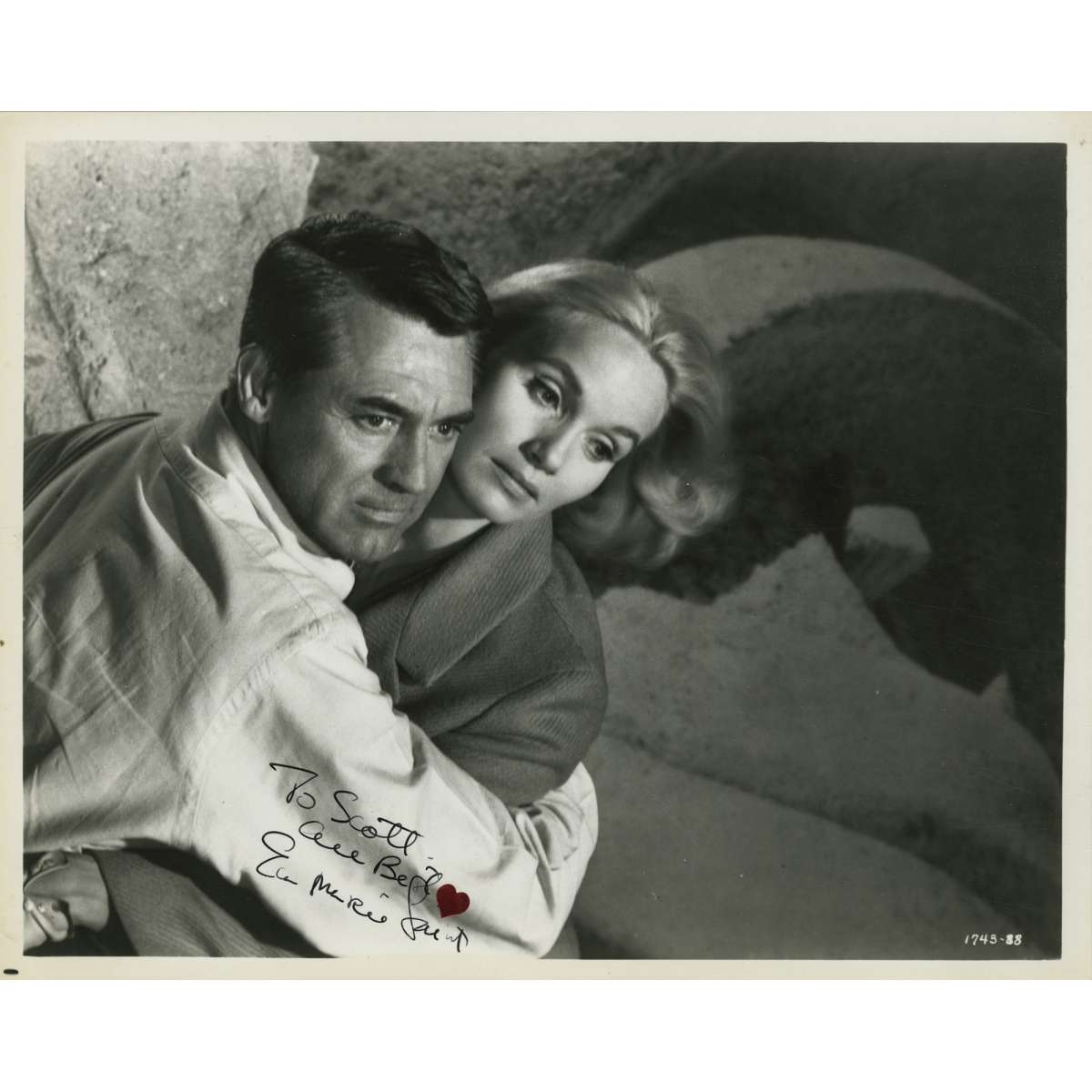 Eva Marie Saint La Mort Aux Trousses Photo signée de LA MORT AUX TROUSSES / NORTH BY NORTWEST