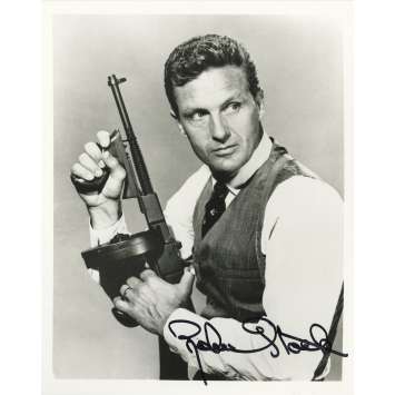 ROBERT STACK Signed Photo from the Untouchables - 1980 - Elliot Ness Autograph
