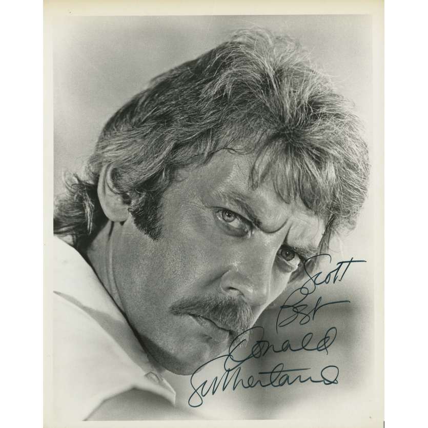 LADY ICE Original Photo Signed by Donald Sutherland - 8x10 in. - 1973