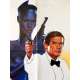 DANGEREUSEMENT VOTRE Rare Affiche de film Anglaise - 69x102 cm. - 1985 - James Bond