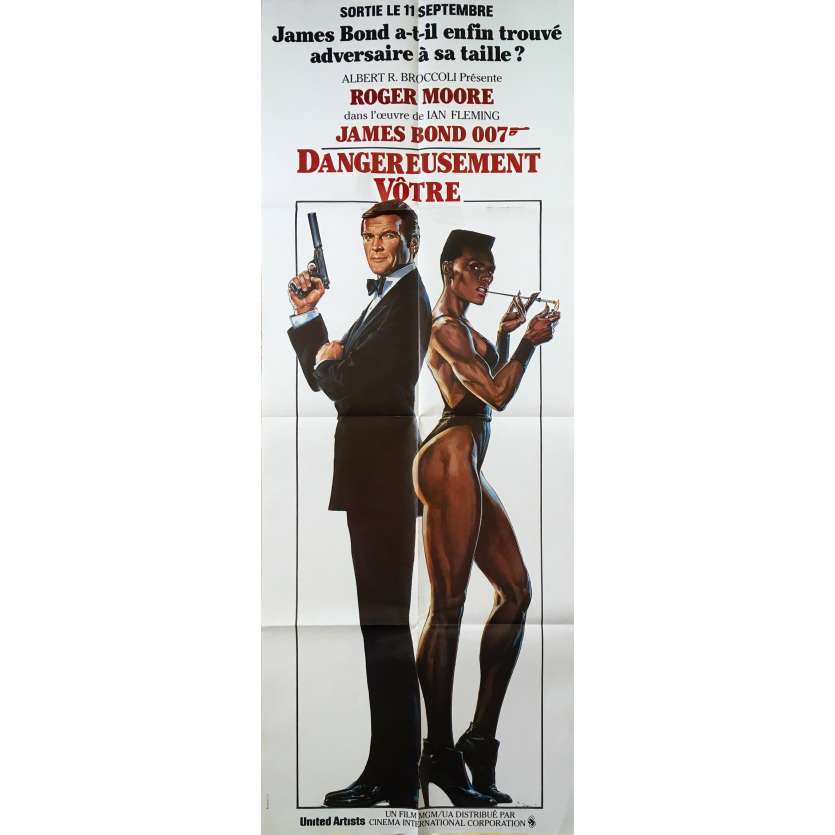 A VIEW TO A KILL Original Movie Poster  - 23x63 in. - 1985 - James Bond, Roger Moore