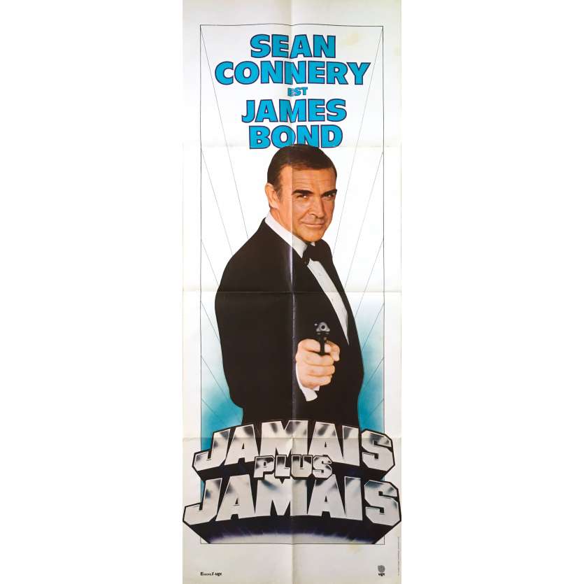 JAMAIS PLUS JAMAIS Affiche de film - 60x160 cm. - 1983 - Sean Connery, James Bond