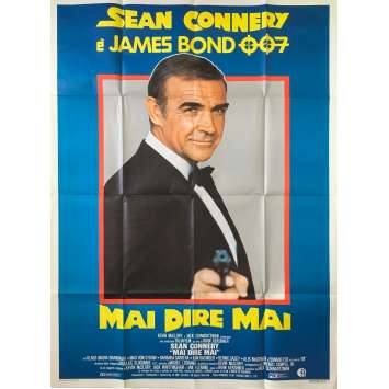 NEVER SAY NEVER AGAIN Original Movie Poster - 39x55 in. - 1983 - James Bond, Sean Connery