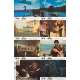 LIVE AND LET DIE Original Lobby Cards x8 - 9x12 in. - 1973 - James Bond, Roger Moore