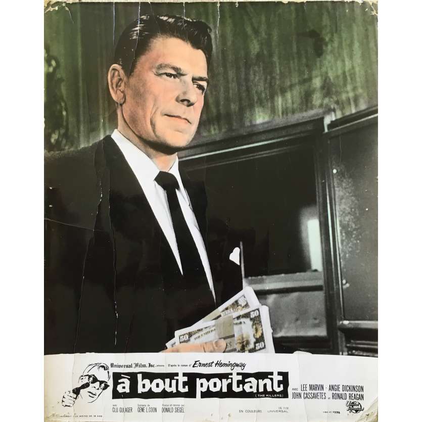 A BOUT PORTANT Photo de film - 24x30 cm. - 1964 - Ronald Reagan, Don Siegel