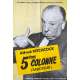 CINQUIEME COLONNE Affiche de film  - 60x80 cm. - R1970 - Robert Cummings, Alfred Hitchcock