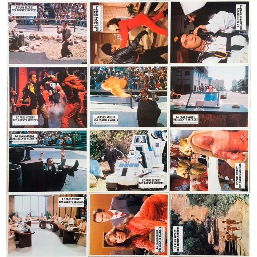 LE PLUS SECRET DES AGENTS SECRETS Photos de film x12 - 21x30 cm. - 1980 - Don Adams, Mel Brooks