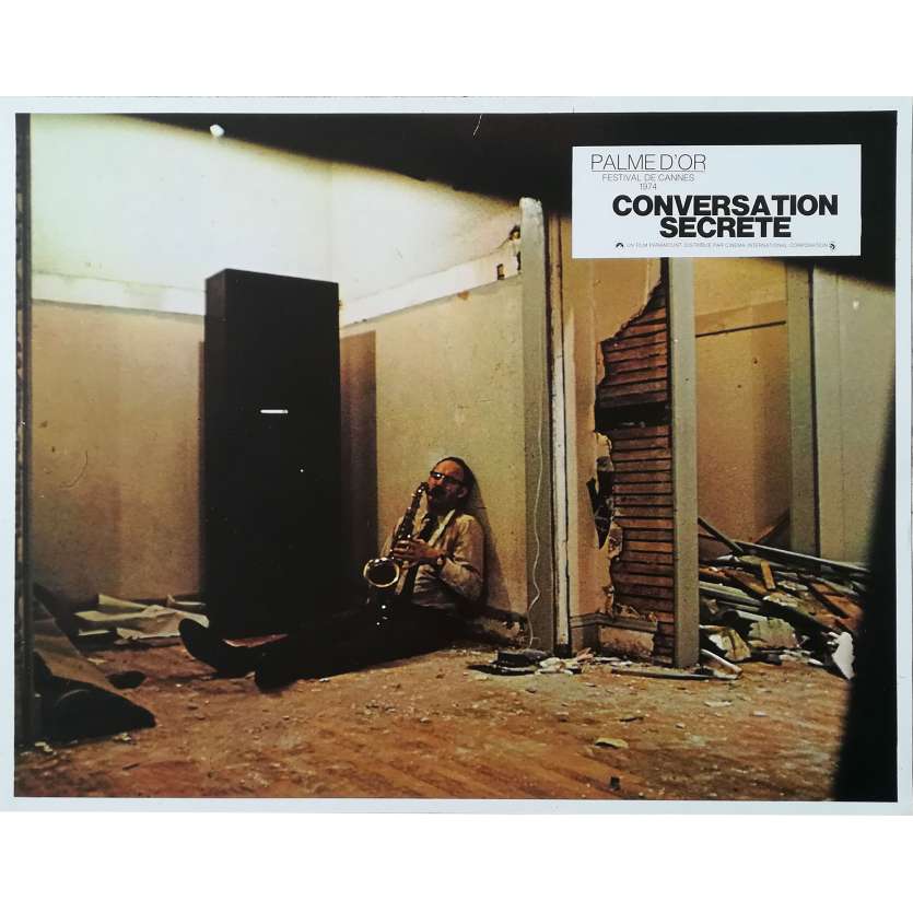 CONVERSATION SECRETE Photo de film N01 - 21x30 cm. - 1974 - Gene Hackman, Francis Ford Coppola