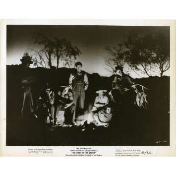 LA NUIT DU CHASSEUR Photo de presse N07 - 20x25 cm. - 1955 - Robert Mitchum, Charles Laughton