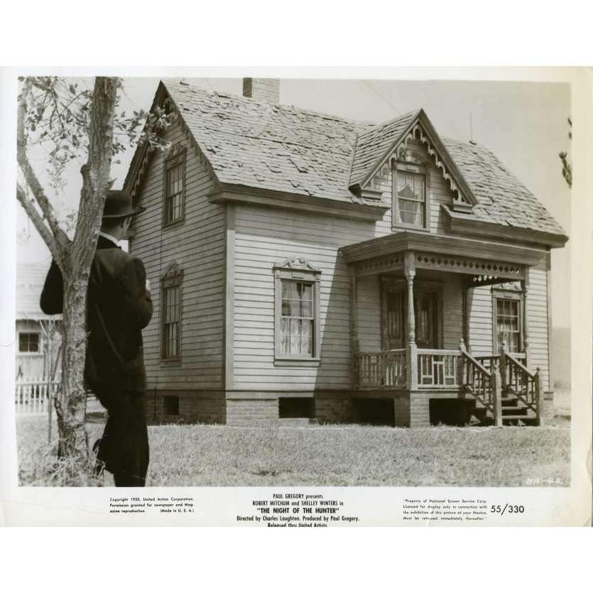 THE NIGHT OF THE HUNTER Original Movie Still N08 - 8x10 in. - 1955 - Charles Laughton, Robert Mitchum