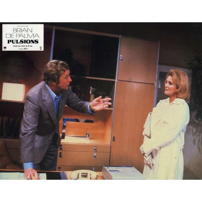 PULSIONS Photo de film N06 - 21x30 cm. - 1980 - Michael Caine, Brian de Palma