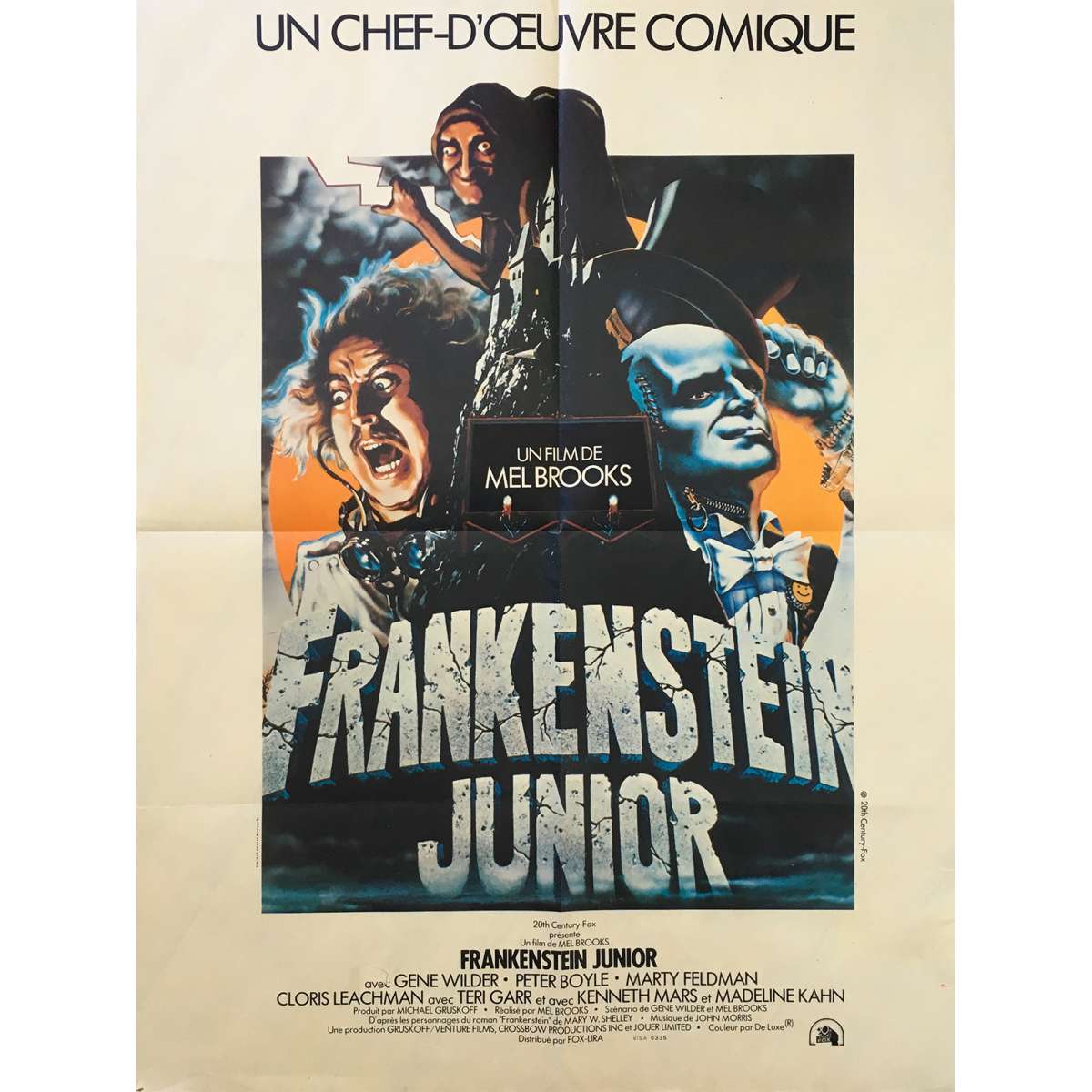 Young frankenstein movie poster
