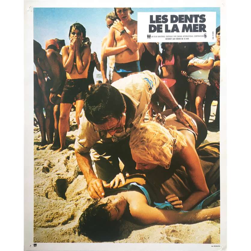 LES DENTS DE LA MER Photo de film N05 - 21x30 cm. - 1975 - Roy Sheider, Steven Spielberg