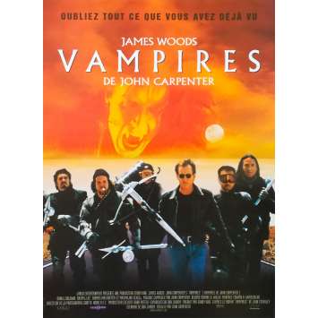 VAMPIRES Affiche de film 40x60 - 1998 - James Woods, John Carpenter