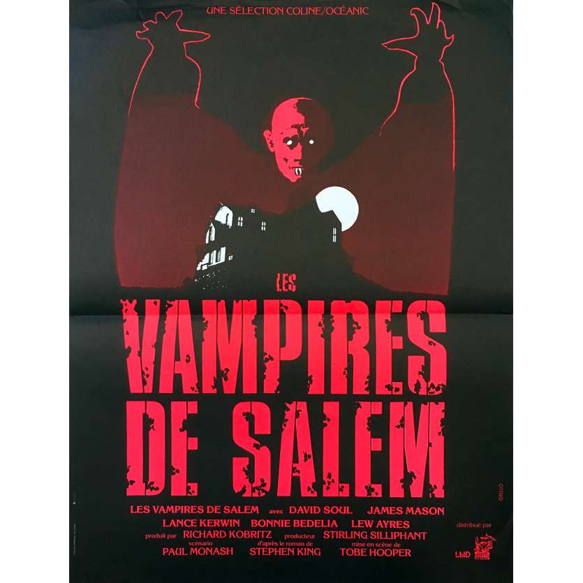 LES VAMPIRES DE SALEM Affiche de film 40x60 cm - 1979 - David Soul, Tobe Hooper