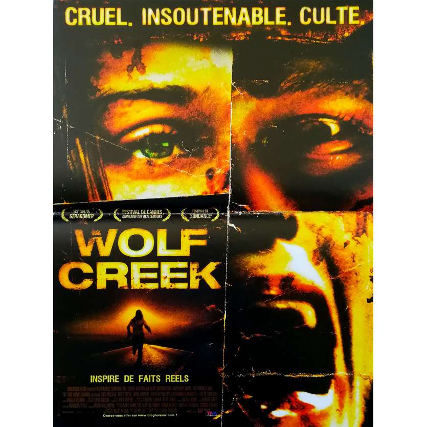 WOLF CREEK Original Movie Poster - 15x21 in. - 2005 - Greg McLean, Nathan Phillips