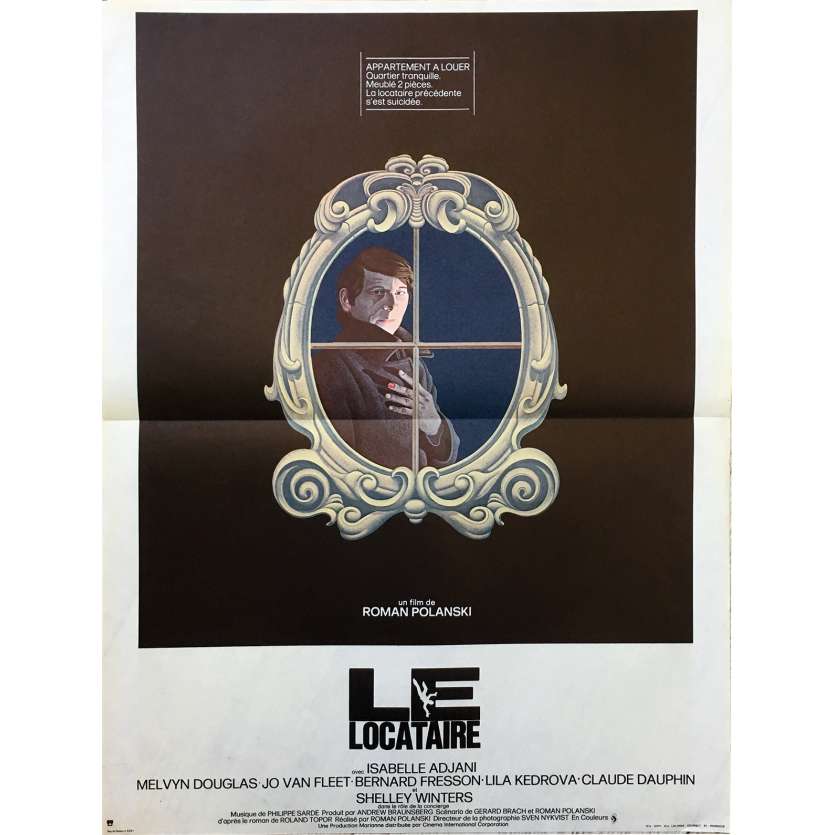 THE TENANT Original Movie Poster - 15x21 in. - 1976 - Roman Polanski, Isabelle Ajjani