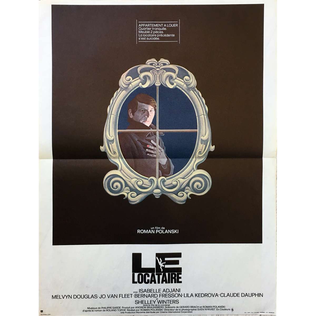 THE TENANT Movie Poster 15x21 in.