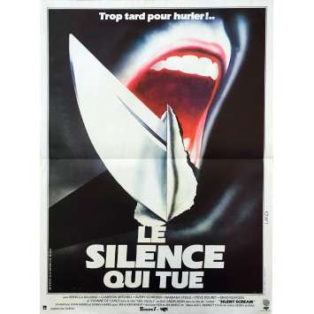 LE SILENCE QUI TUE Affiche de film - 40x60 cm. - 1979 - Cameron Mitchell, Denny Harris