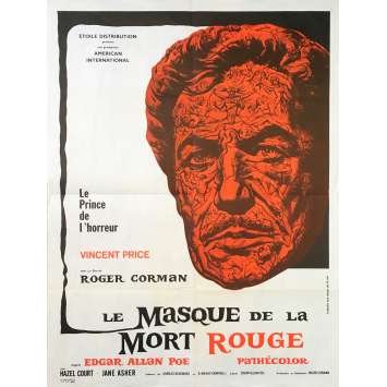 LE MASQUE DE LA MORT ROUGE Affiche de film - 60x80 cm. - 1964 - Vincent Price, Roger Corman LE MASQUE DE LA MORT ROUGE Affiche de film - 60x80 cm. - 1964 - Vincent Price, Roger Corman