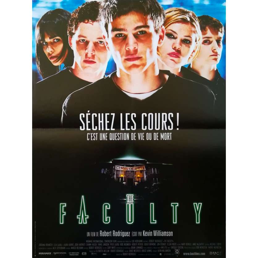 THE FACULTY Original Movie Poster - 15x21 in. - 1998 - Robert Rodriguez, Josh Hartnett