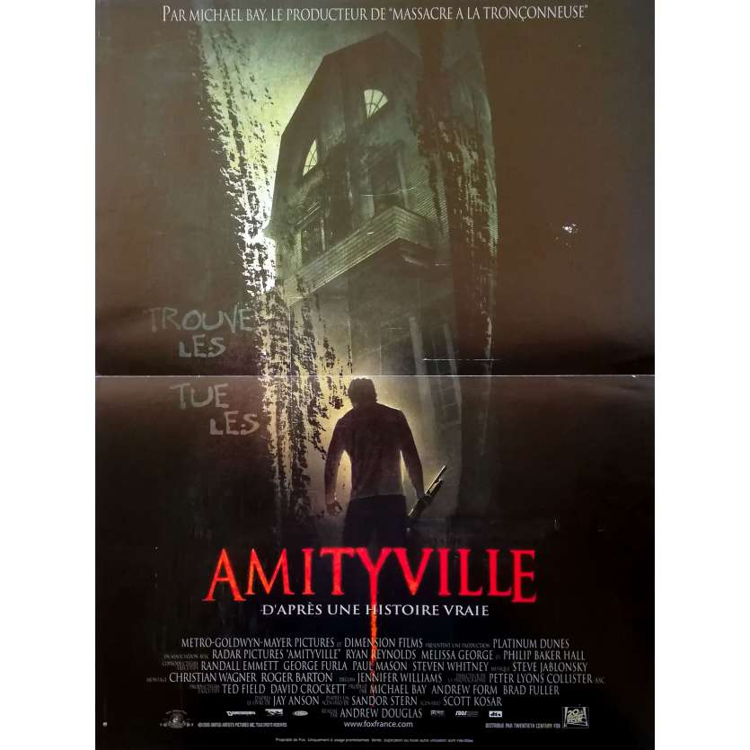 THE AMITYVILLE HORROR Original Movie Poster - 15x21 in. - 2005 - Andrew Douglas, James Brolin