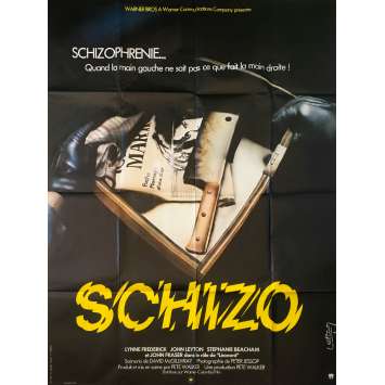 SCHIZO Affiche de film - 120x160 cm. - 1976 - Lynne Frederick, Pete Walker