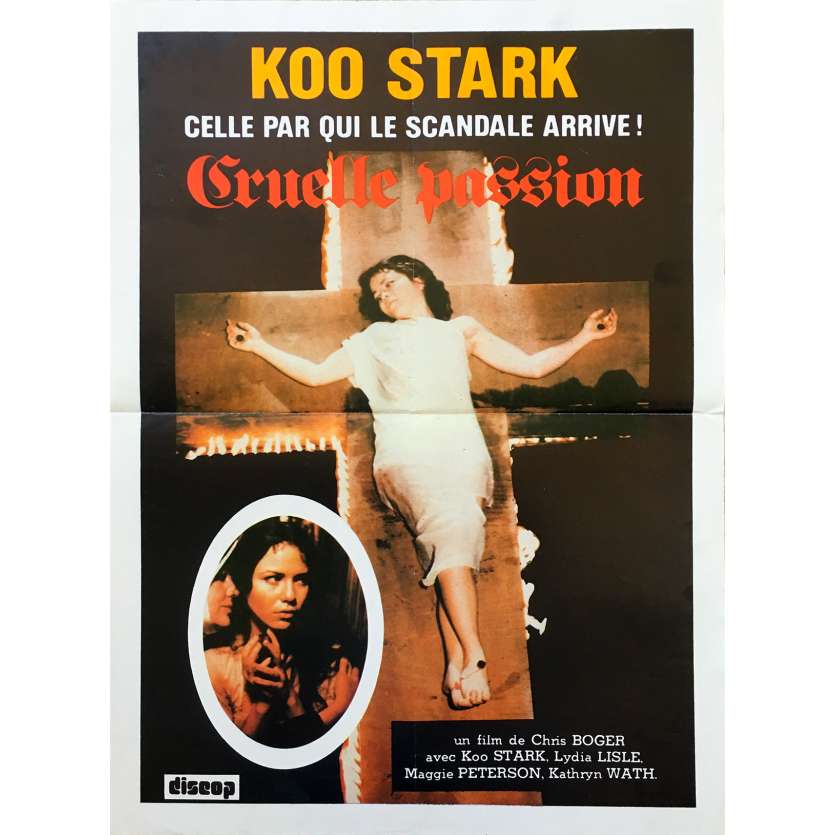 JUSTINE CRUELLE PASSION Affiche de film - 40x60 cm. - 1977 - Koo Stark, Chris Boger