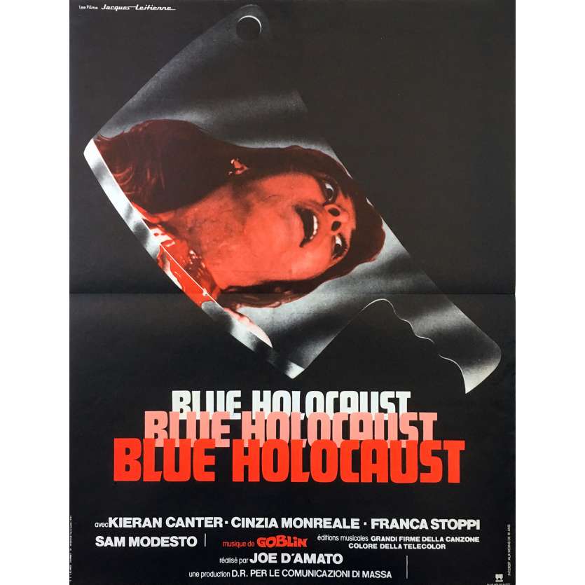BLUE HOLOCAUST Affiche de film - 40x60 cm. - 1979 - Kieran Canter, Joe D'Amato