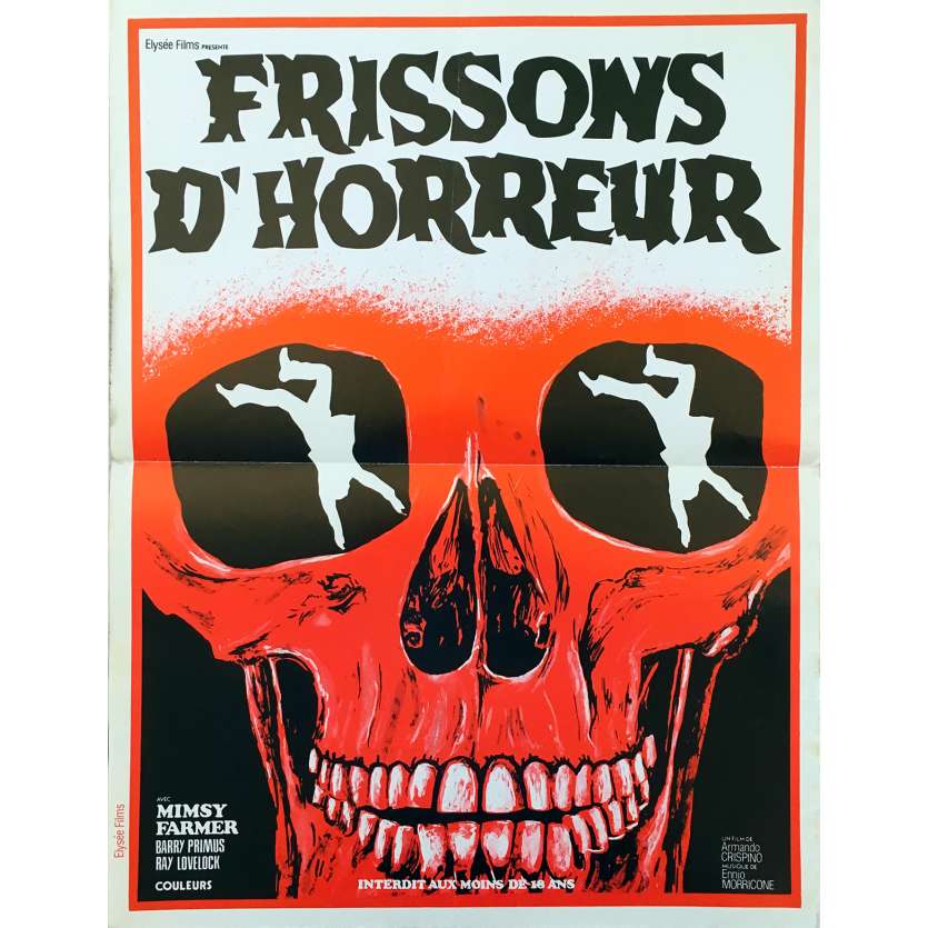 FRISSONS D'HORREUR Affiche de film - 40x60 cm. - 1975 - Mimsy Farmer, Armando Crispino