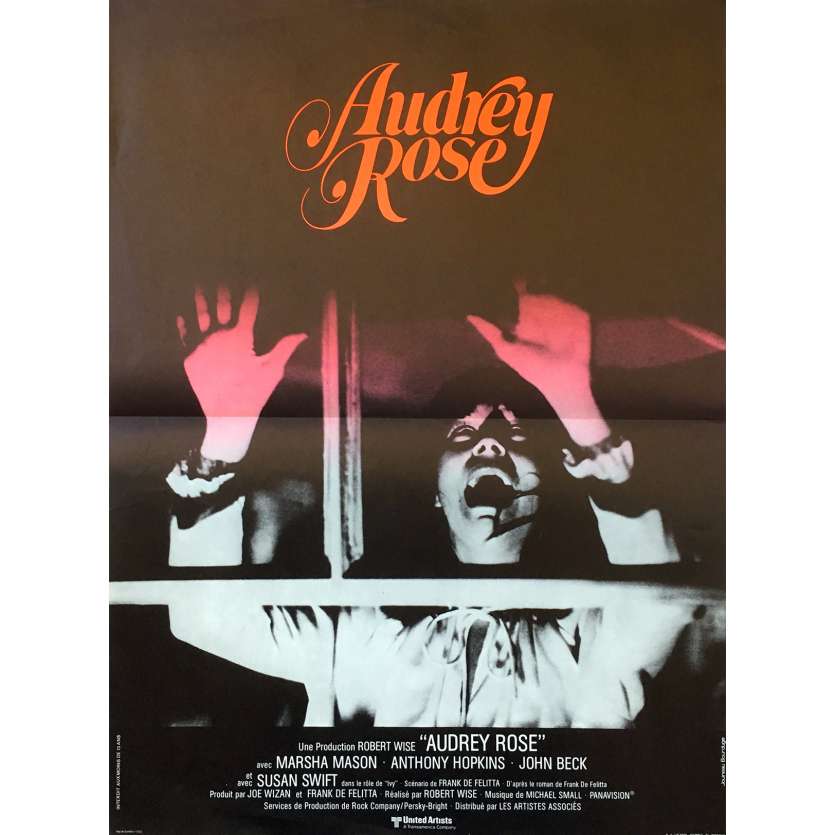 AUDREY ROSE Affiche de film - 40x60 cm. - 1977 - Anthony Hopkins, Robert Wise