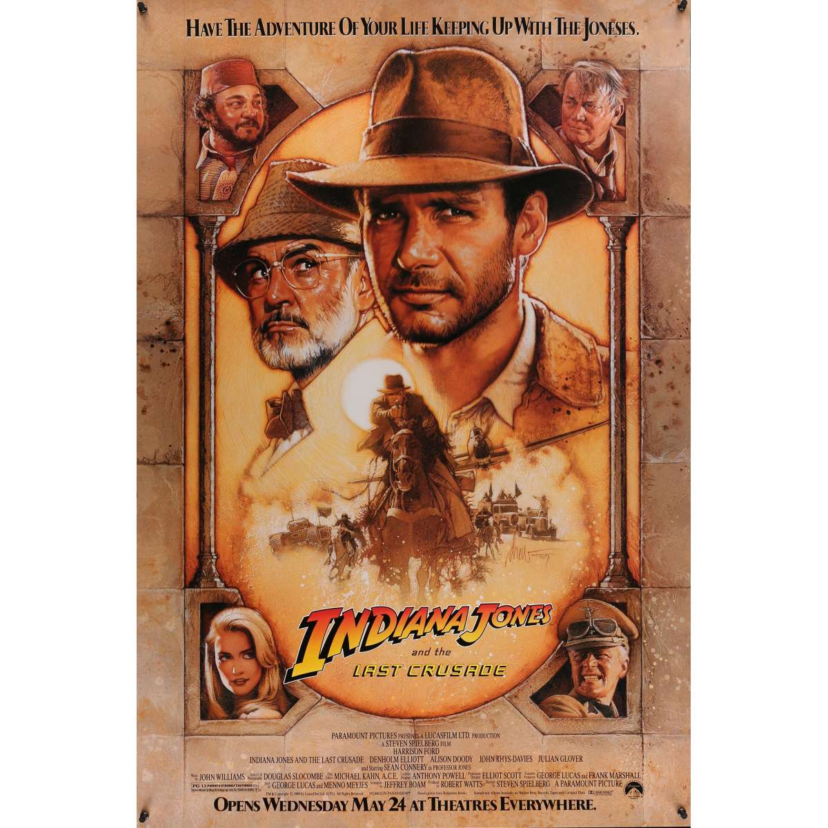 Indiana Jones The Last Crusade Advance Movie Poster