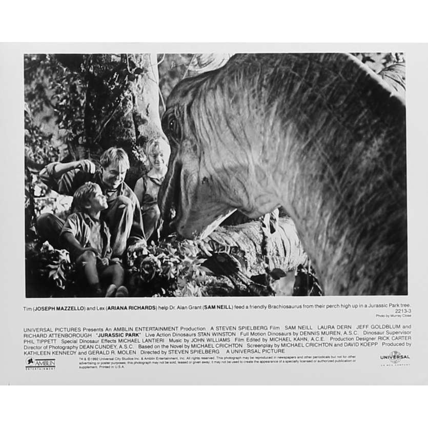 JURASSIC PARK US Still N3 8x10 - 1993 - Steven Spielberg, Sam Neil