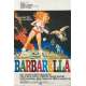 BARBARELLA Original Movie Poster  - 15x21 in. - 1968 - Roger Vadim, Jane Fonda
