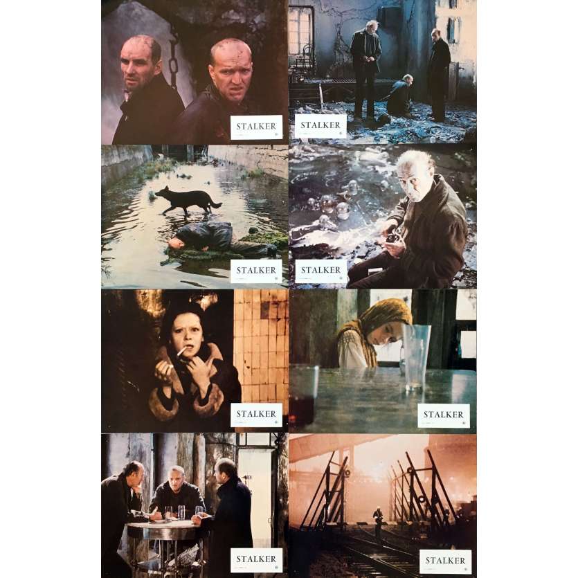 STALKER Original Lobby Cards - 9x12 in. - 1979 - Andreï Tarkovski, Alexandre Kaïdanovski