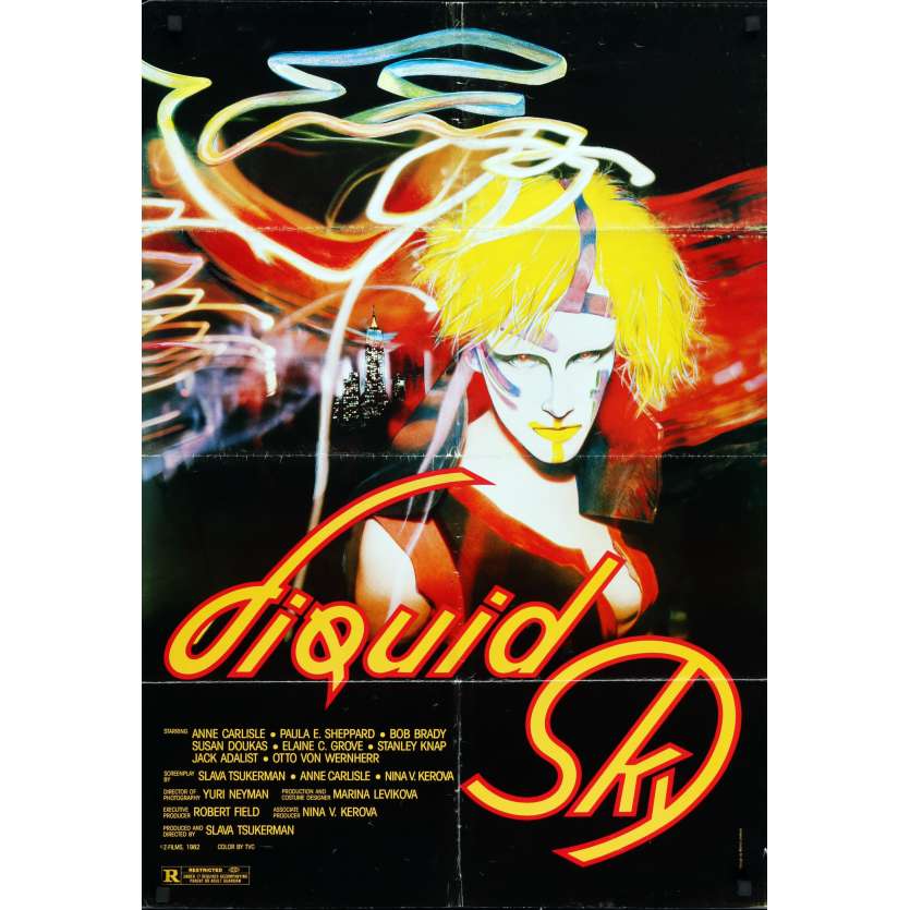 LIQUID SKY Affiche de film - 69x102 cm. - 1982 - Anne Carlisle, Slava Tsukerman