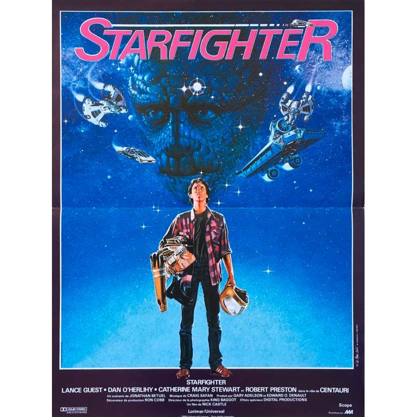 STARFIGHTER Synopsis - 40x60 cm. - 1984 - Lance Guest, Nick Castle