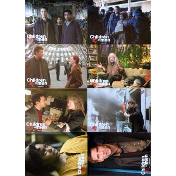 CHILDREN OF MEN Original Lobby Cards - 9x11,5 in. - 2006 - Alfonso Cuaron, Clive Owens