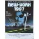 NEW-YORK 1997 Affiche de film  - 40x60 cm. - 1981 - Kurt Russel, John Carpenter