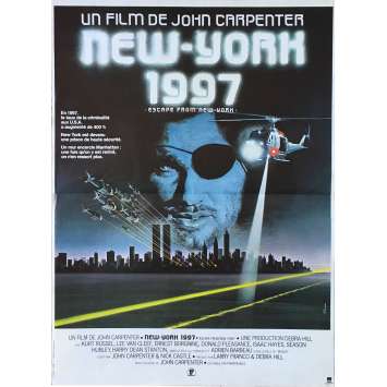 ESCAPE FROM NEW-YORK Original Movie Poster - 15x21 in. - 1981 - John Carpenter, Kurt Russel ESCAPE FROM NEW-YORK Original Movie Poster - 15x21 in. - 1981 - John Carpenter, Kurt Russel