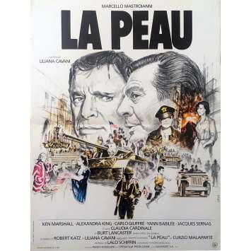 THE SKIN French Movie Poster 15x21 '81 Mastroiani, Cavani