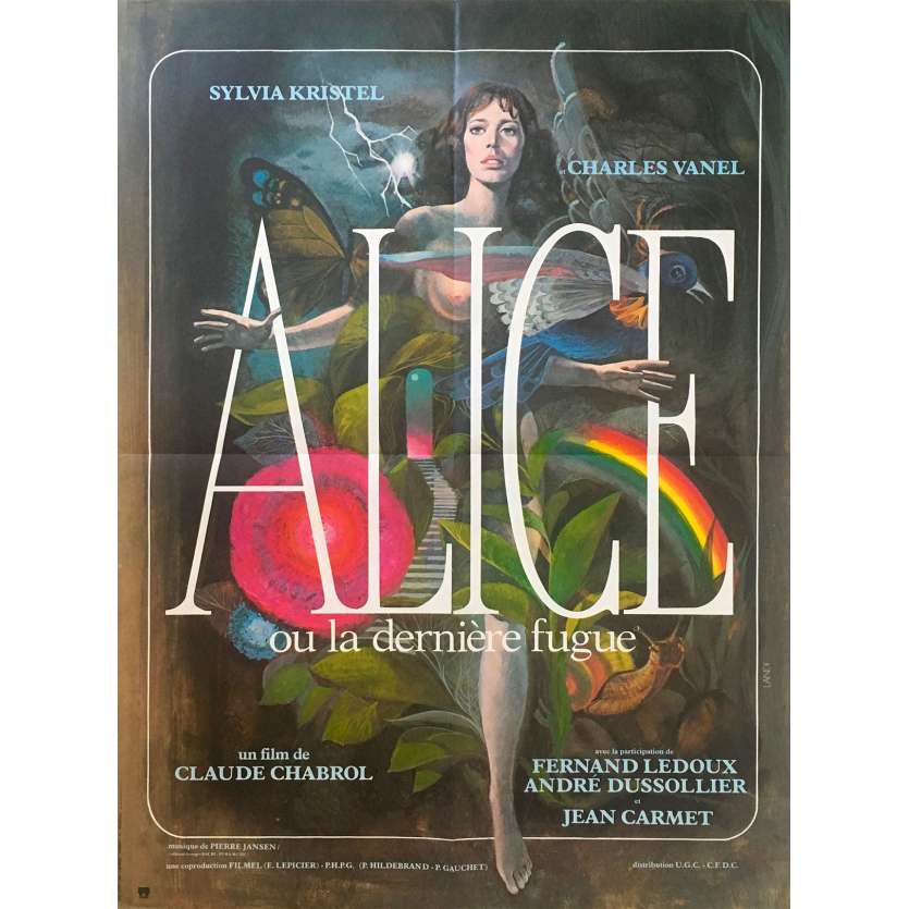 ALICE OR THE LAST ESCAPADE Original Movie Poster  - 23x32 in. - 1977 - Claude Chabrol, Sylvia Kristel