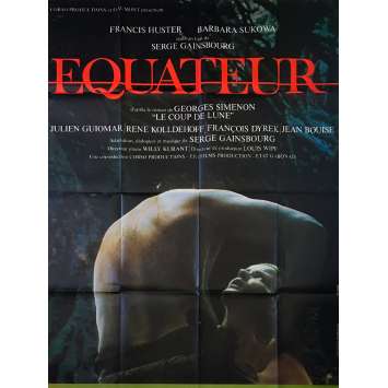 EQUATEUR Affiche de film - 120x160 cm. - 1983 - Francis Huster, Serge Gainsbourg
