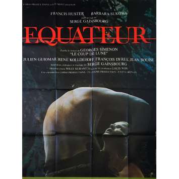 EQUATOR Original Movie Poster - 47x63 in. - 1983 - Serge Gainsbourg, Francis Huster