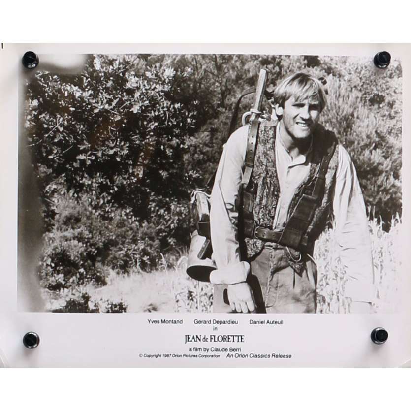 JEAN DE FLORETTE Photo de presse N04 - 20x25 cm. - 1986 - Yves Montand, Gérard Depardieu, Claude Berri