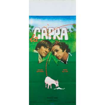 LA CHEVRE Affiche de film - 33x71 cm. - 1981 - Pierre Richard, Gérard Depardieu, Francis Veber LA CHEVRE Affiche de film - 33x71 cm. - 1981 - Pierre Richard, Gérard Depardieu, Francis Veber
