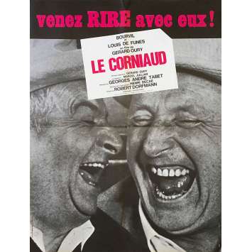 LE CORNIAUD Affiche de film - 60x80 cm. - 1965 - Bourvil, Louis de Funès, Gérard Oury