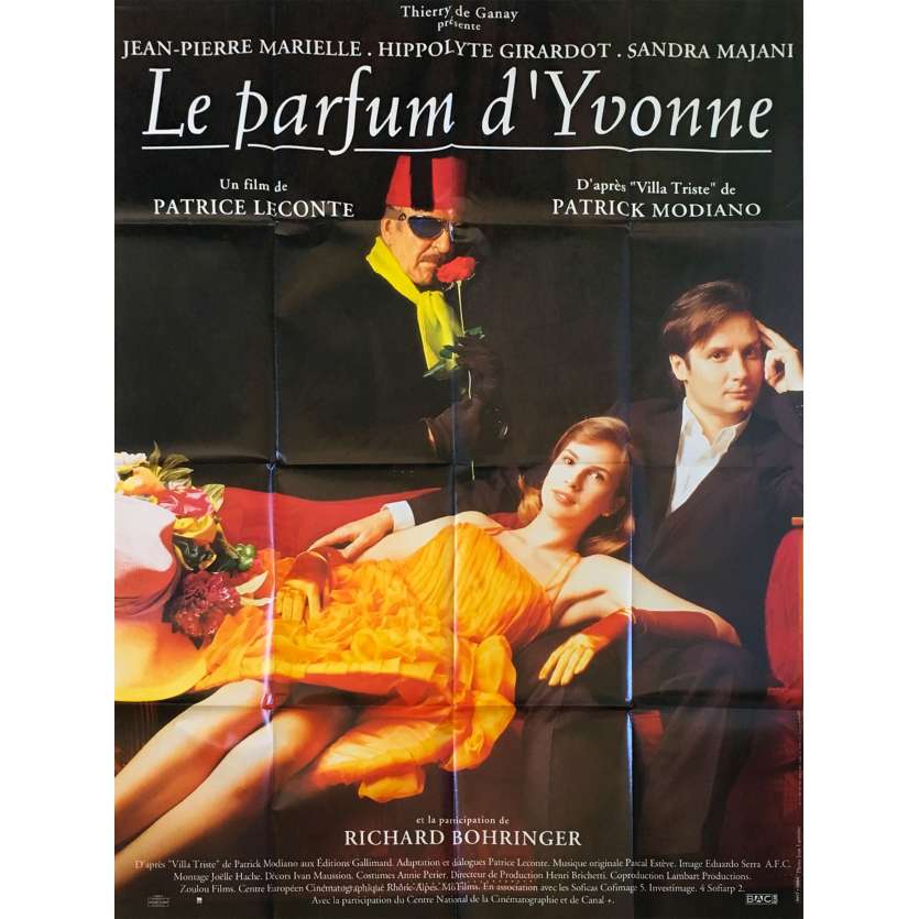 LE PARFUM D'YVONNE Affiche de film - 120x160 cm. - 1994 - Jean-Pierre Marielle, Patrice Leconte