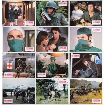 THE MEDIC Original Lobby Cards x12 - 9x12 in. - 1979 - Pierre Granier-Deferre, Alain Delon