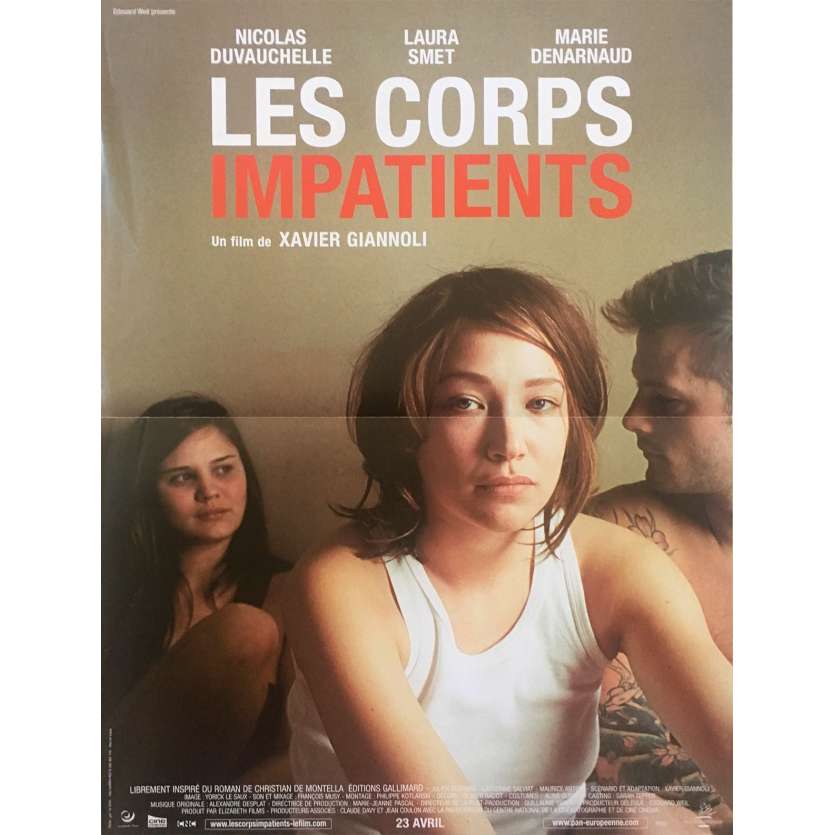 LES CORPS IMPATIENTS Affiche de film  - 40x60 cm. - 2003 - Laura Smet, Xavier Giannoli